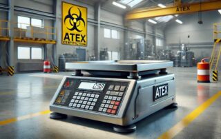 Una bilancia in un ambiente ATEX.