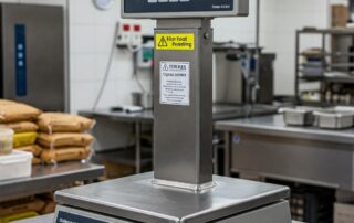 Bilancia per il settore alimentare.